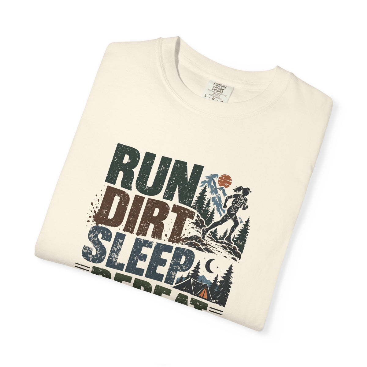 Run Dirt Sleep Repeat Men's and Women's T-Shirt