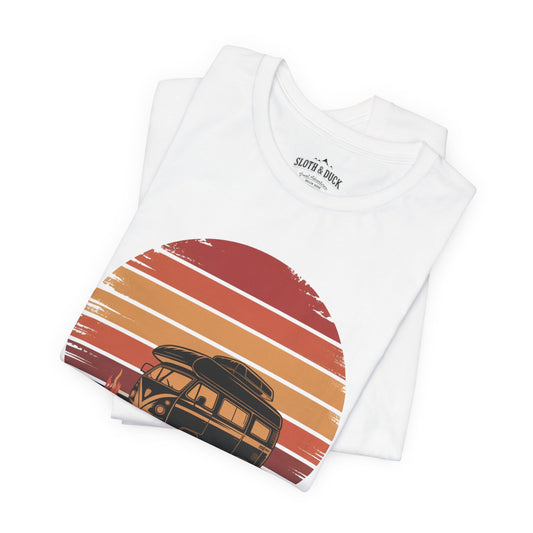 "Escape to the Wild" T-Shirt – Retro Camper Van