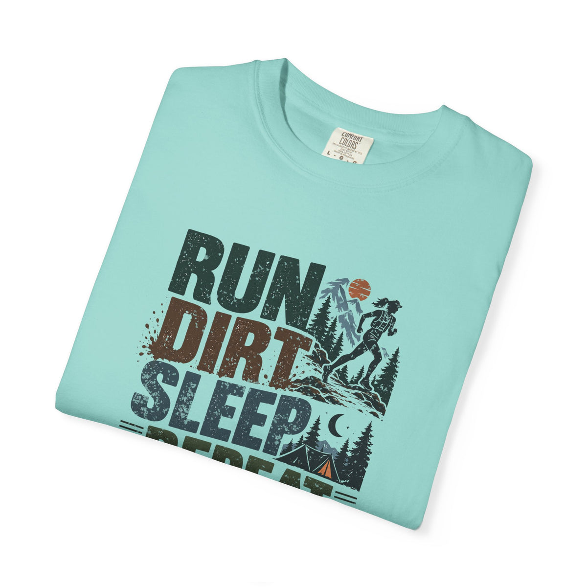 Run Dirt Sleep Repeat Men's and Women's T-Shirt