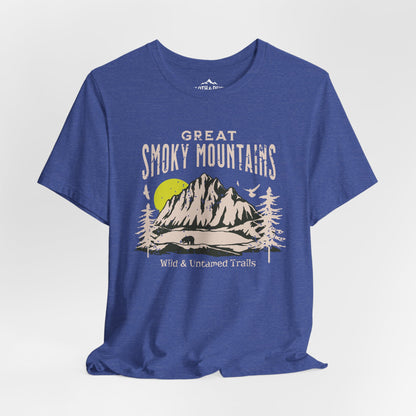 Great Smoky Mountains — Wild & Untamed Trails T-Shirt