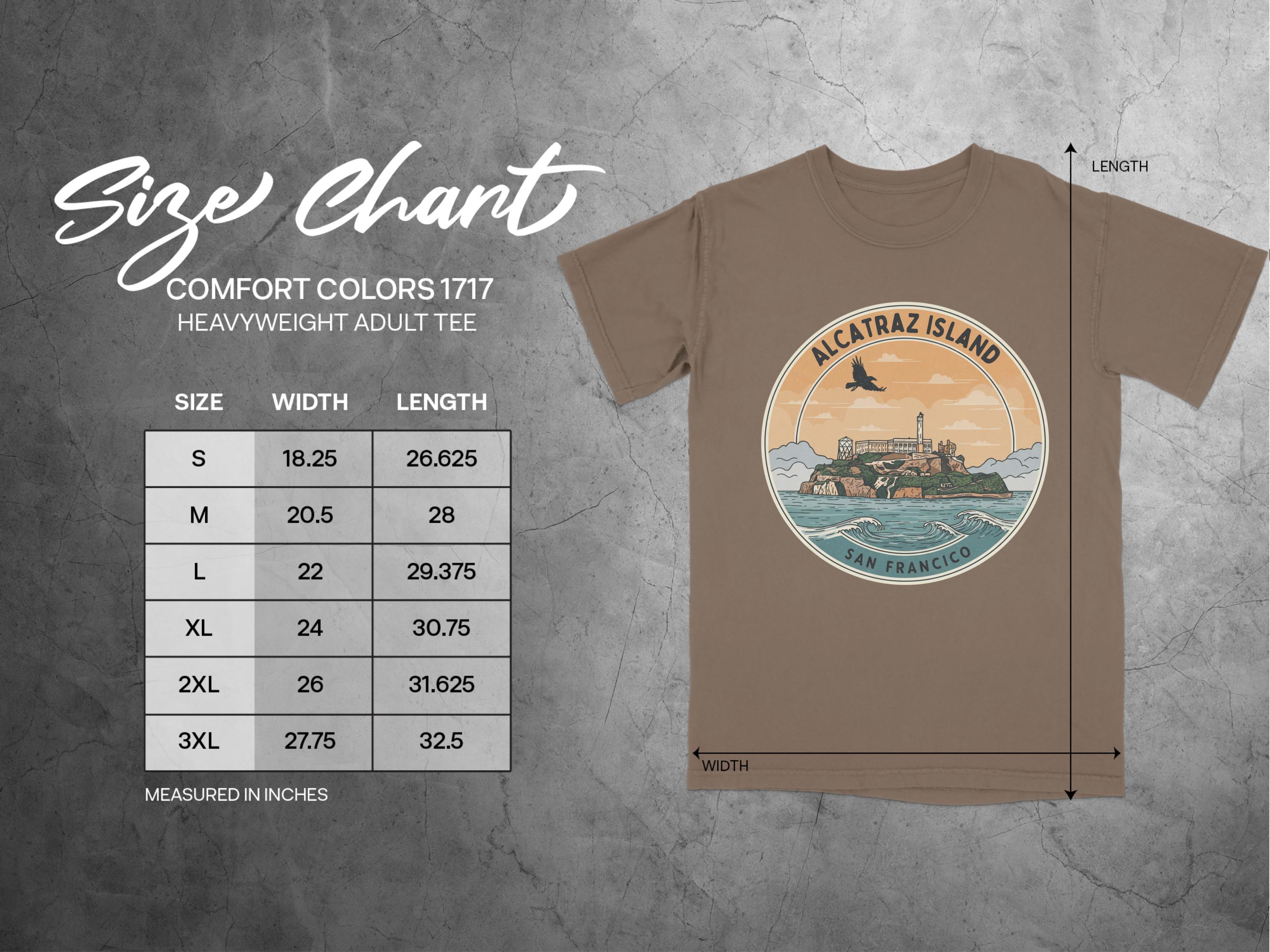 Alcatraz Island San Francisco Adult Tee product type
