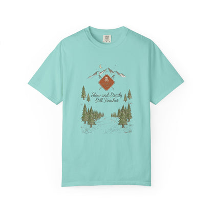 100 Mile Slow and Steady Still Finishes Trail T-Shirt