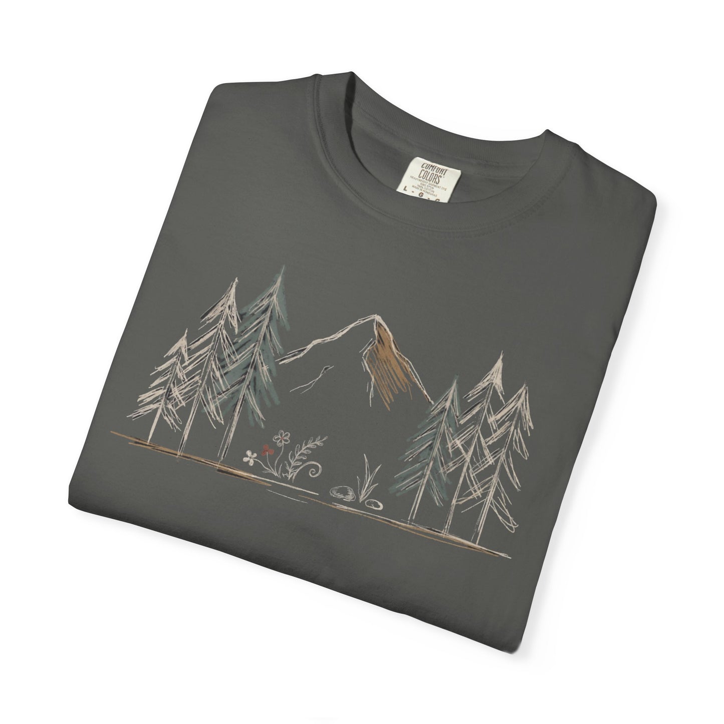 Into the Pines Mountain Sketch T-Shirt | Sloth & Duck