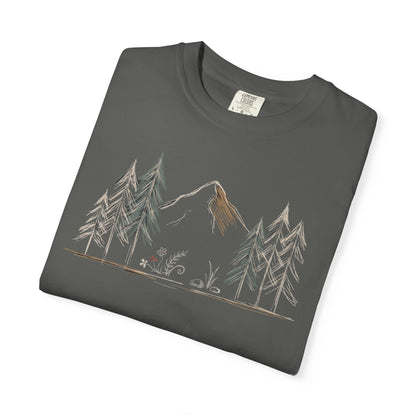 Into the Pines Mountain Sketch T-Shirt | Sloth & Duck