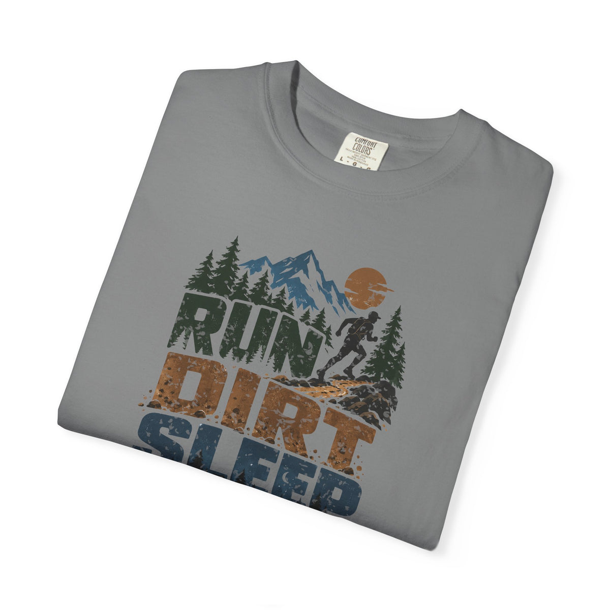 Run Dirt Sleep Repeat Men's and Women's T-Shirt