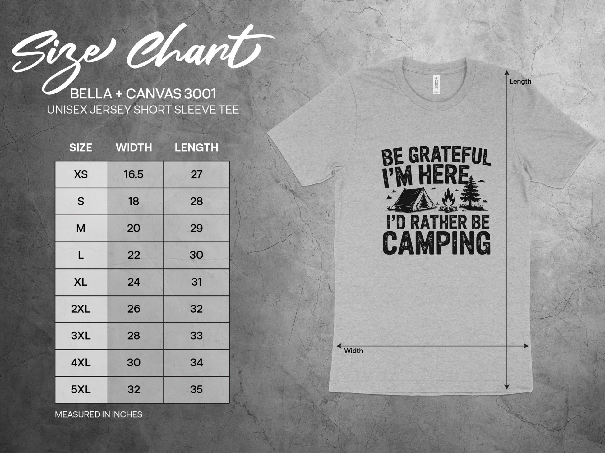 Be Grateful I'm Here I'd Rather Be Camping Tee product