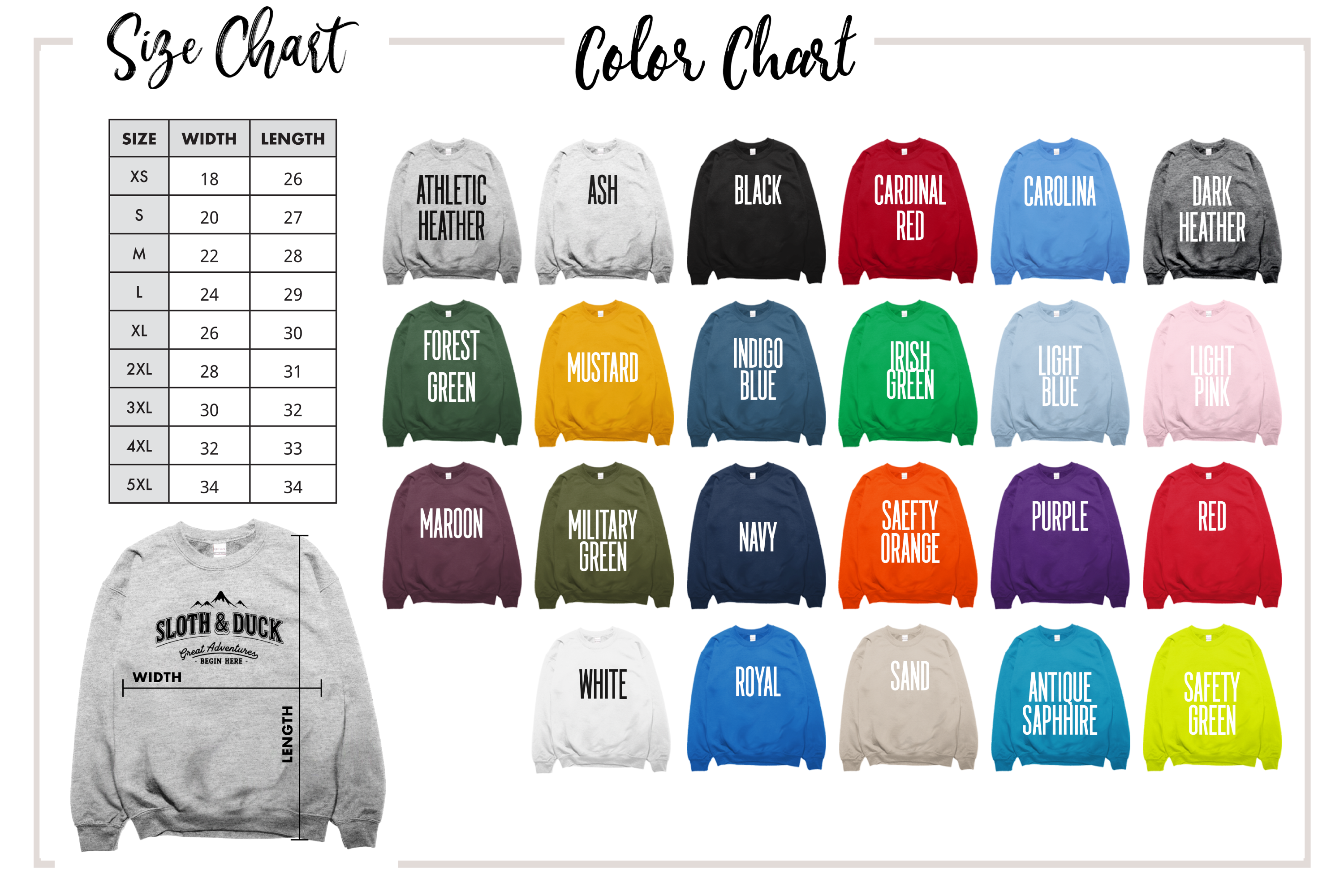 Sloth and Duck Graphic Sweatshirt product type