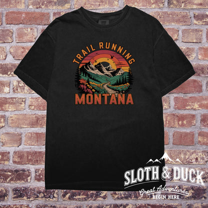 Trail Running Montana Graphic Adventure T-Shirt product