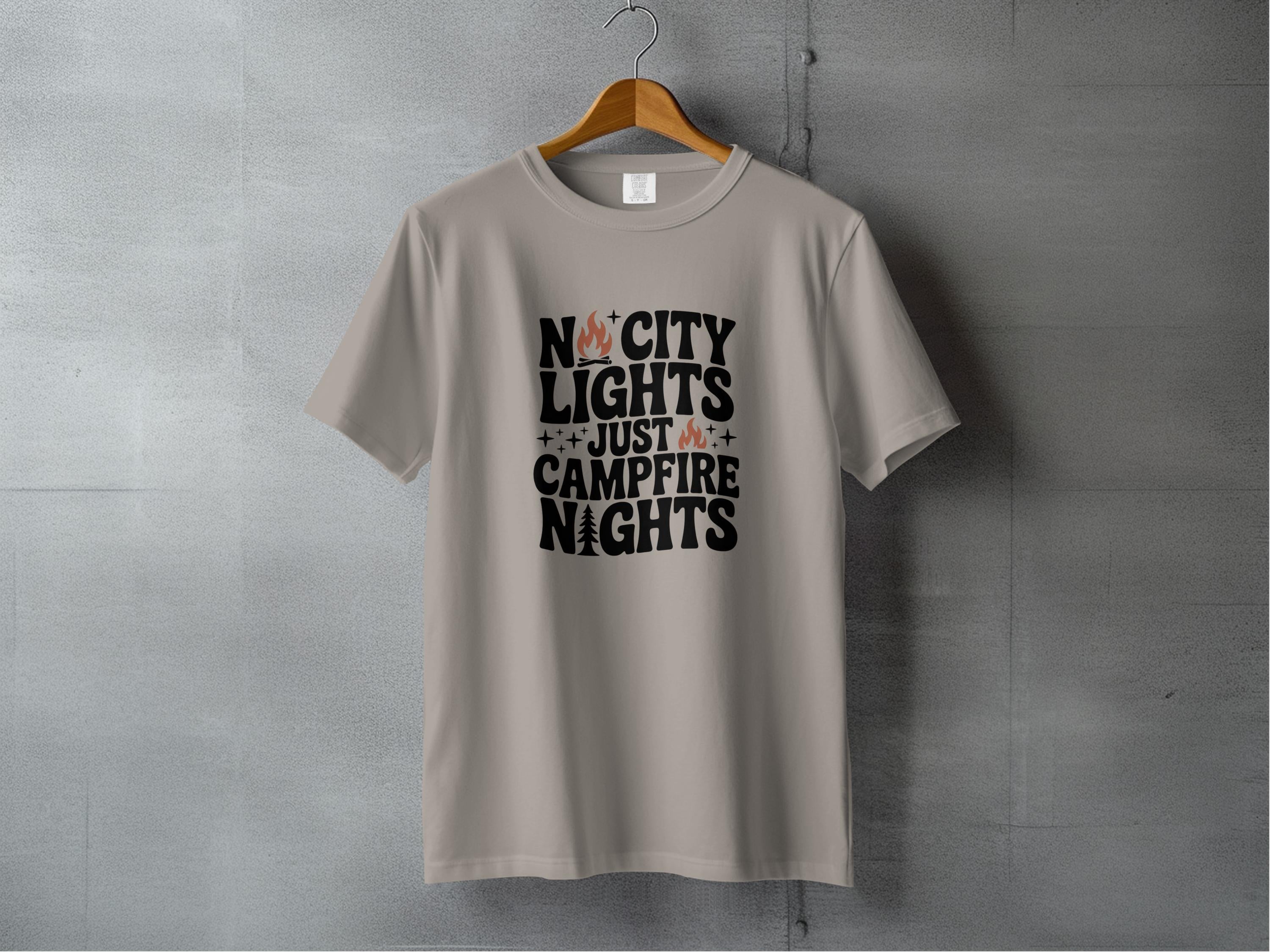No City Lights Just Campfire Nights T-shirt product