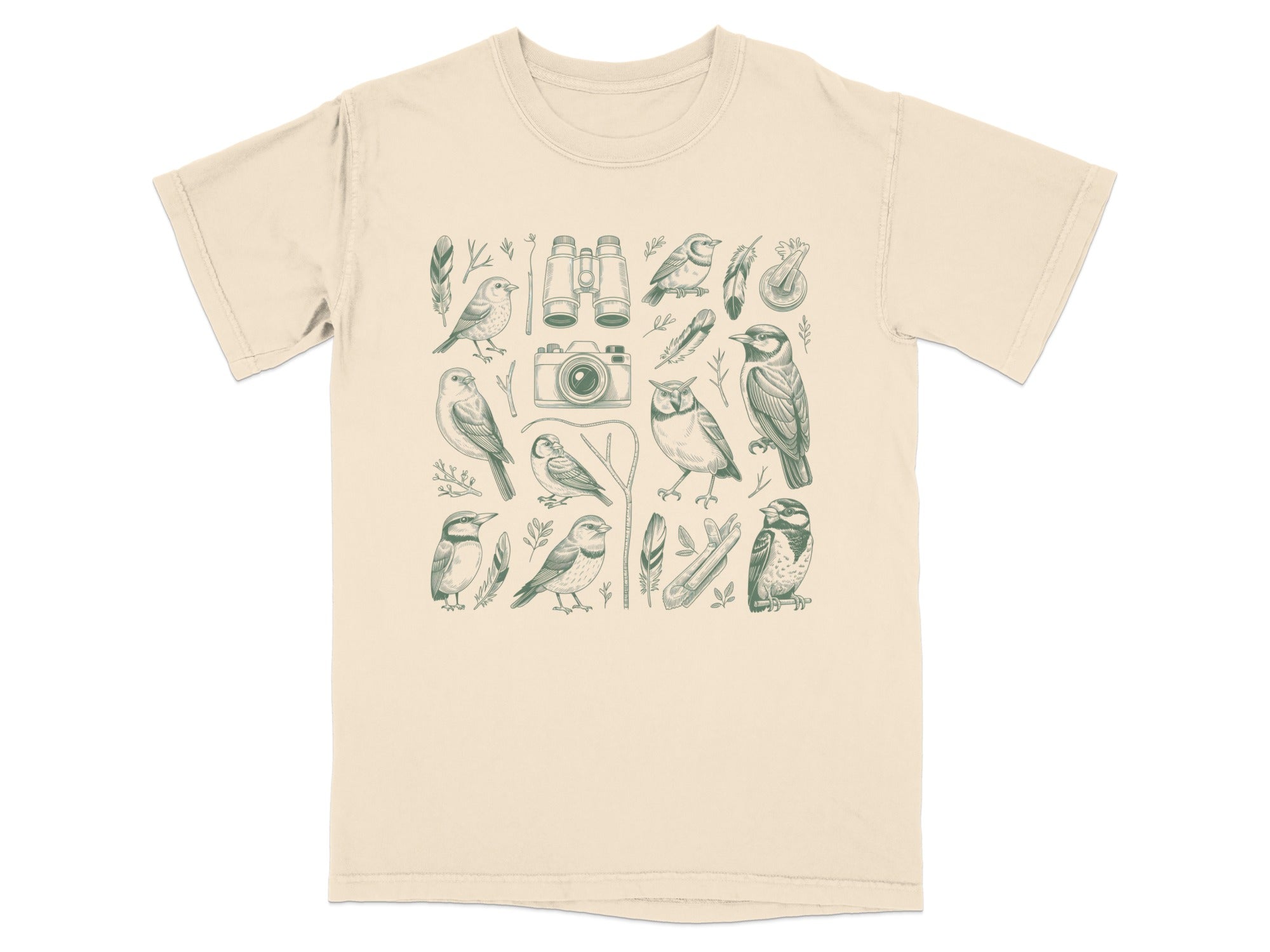 Bird Watching Enthusiast's Graphic T-Shirt Product