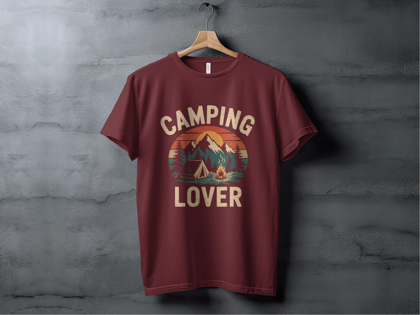 Camping Lover Graphic Print T-Shirt product