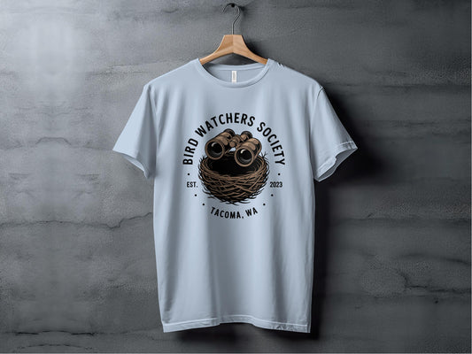 Bird Watchers Society Blue Graphic T-Shirt product