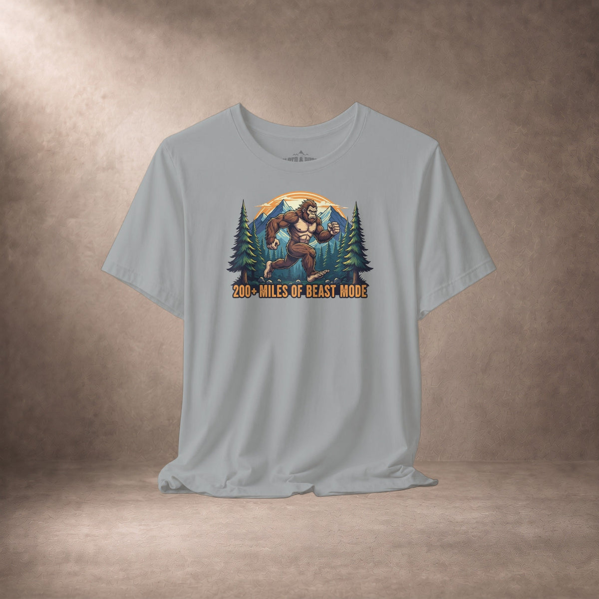 200 Plus Miles Of Beast Mode Running Sasquatch T-Shirt -XS - Sloth & Duck