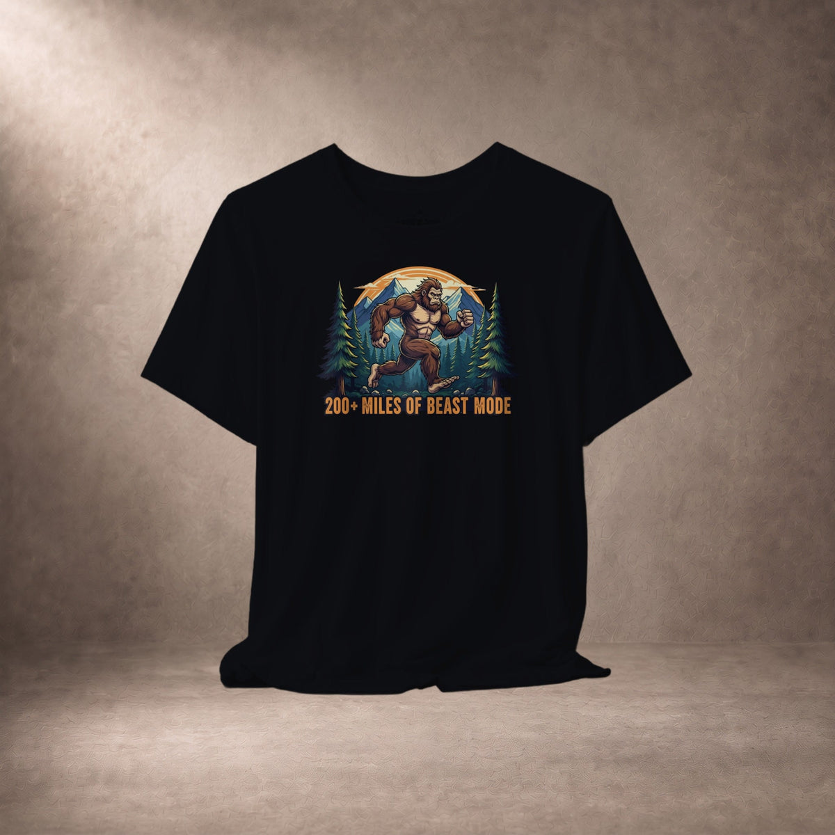 200 Plus Miles Of Beast Mode Running Sasquatch T-Shirt -XS - Sloth & Duck