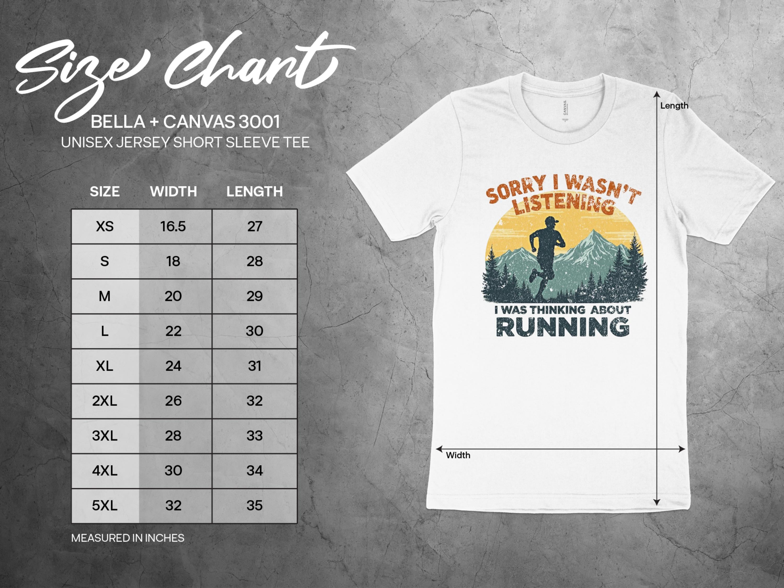 Sorry I Wasn't Listening, I Was Thinking About Running T-Shirt