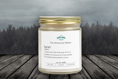 "The Ultrarunner Edition" Personalized Scented Candle
