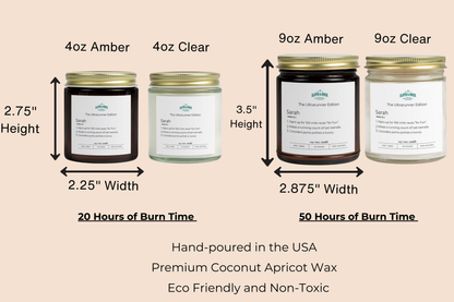 "The Early Morning Runner" Edition Personalized Scented Candle