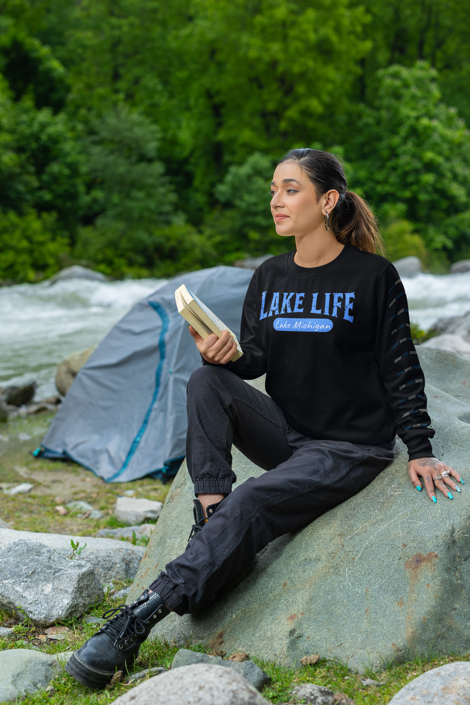 Personalized Lake Life Sweatshirt