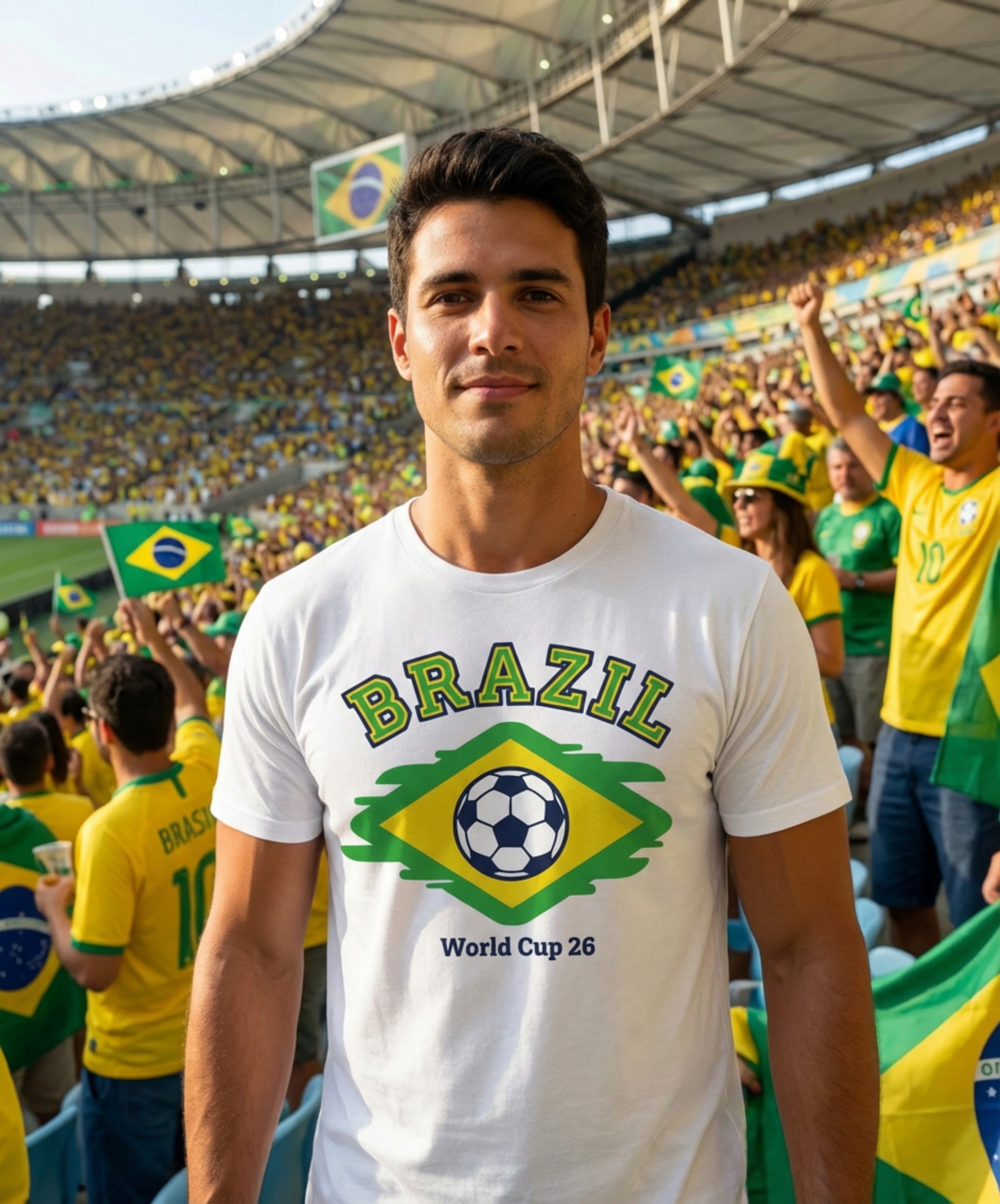 Brazil Soccer World Cup 26 T‑Shirt