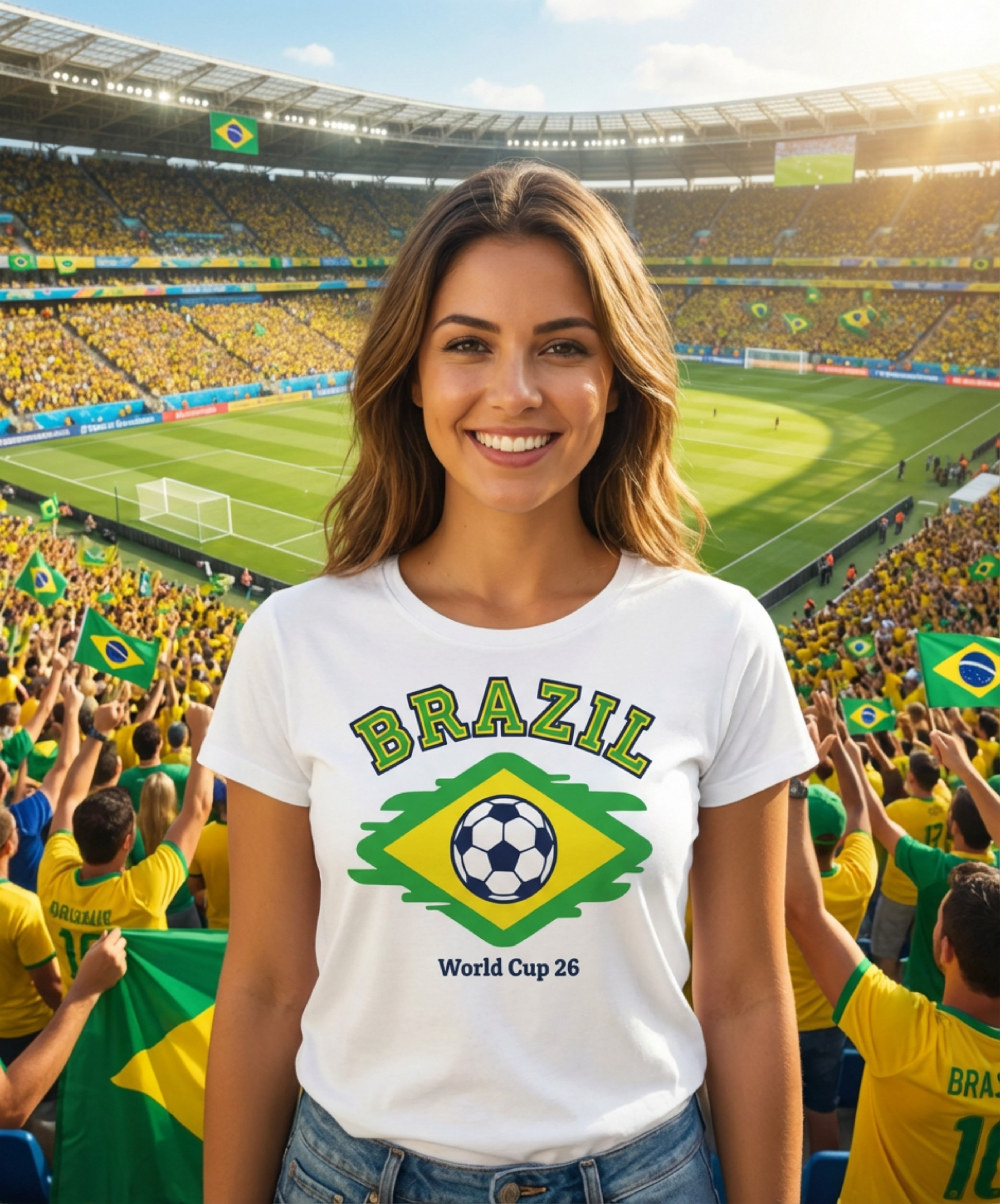 Brazil Soccer World Cup 26 T‑Shirt