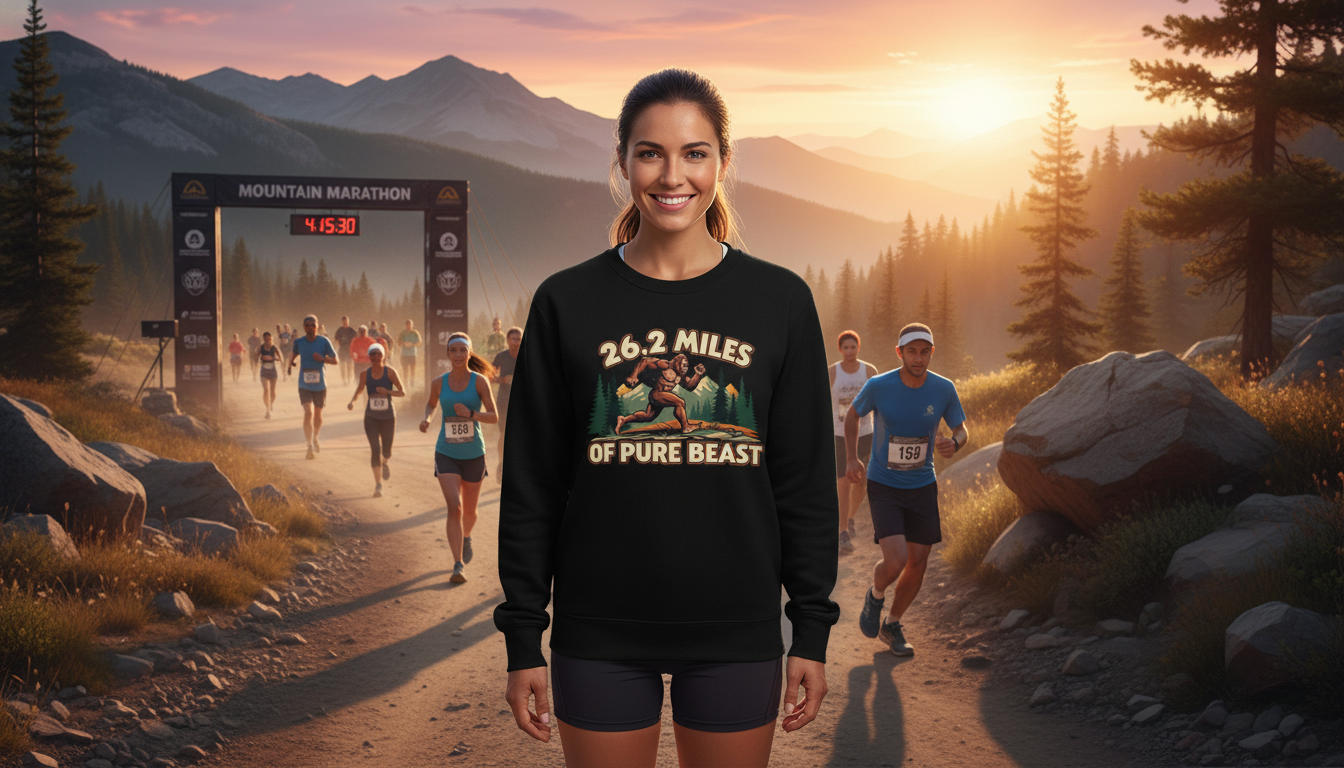26.2 Miles of Pure Beast Marathon Sweatshirt