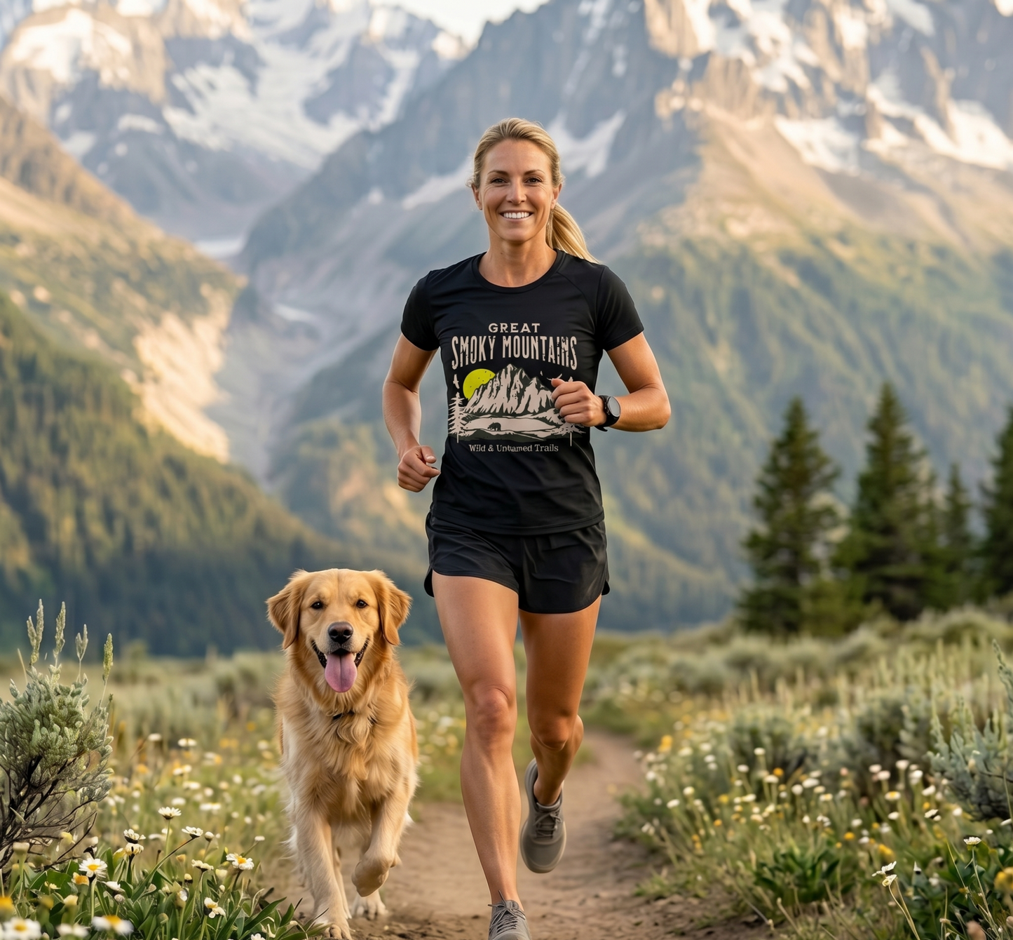 Great Smoky Mountains — Wild & Untamed Trails T-Shirt
