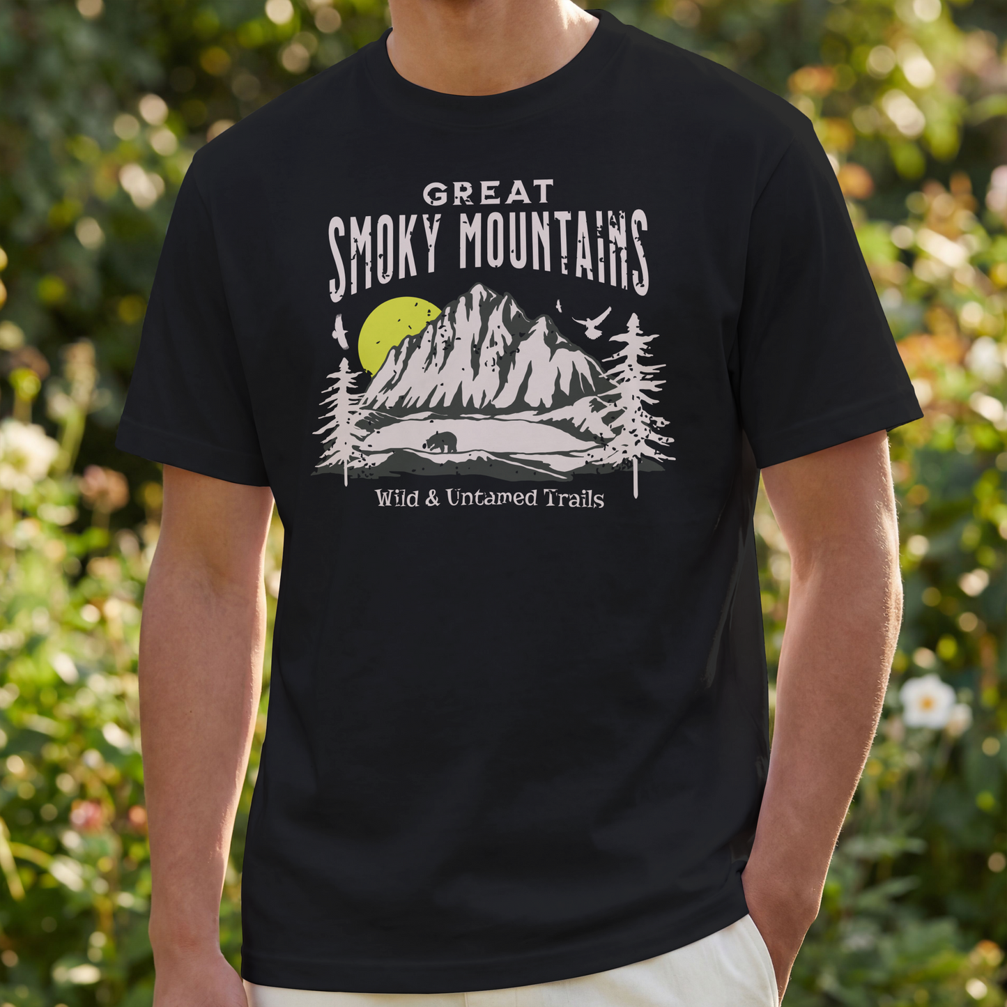 Great Smoky Mountains — Wild & Untamed Trails T-Shirt