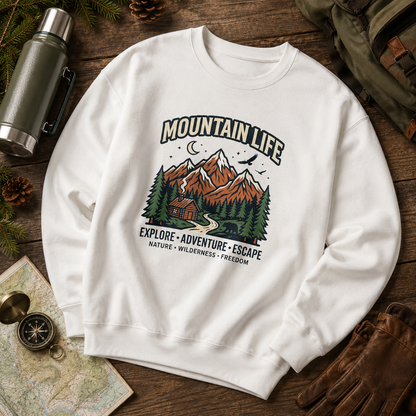 Sloth and Duck Heritage Mountain Crewneck – Premium Trail Sweatshirt