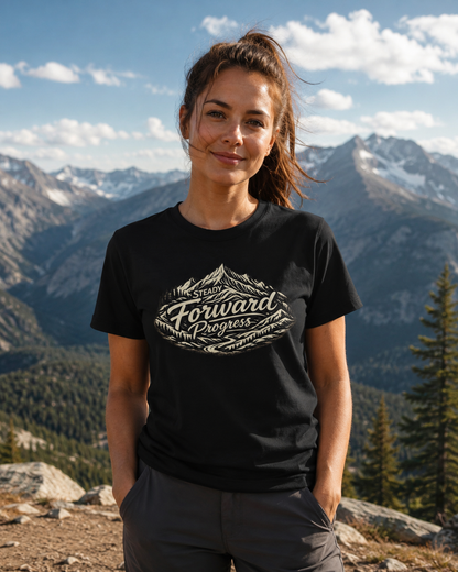 Steady Forward Progress Mountain T-Shirt