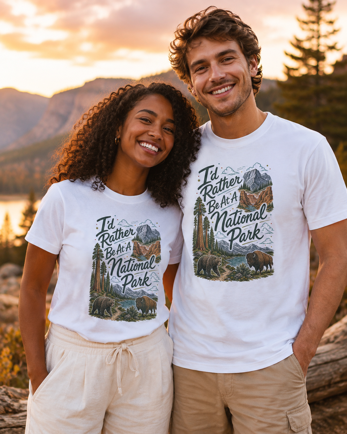 I'd Rather Be At A National Park T-shirt
