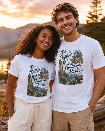 I'd Rather Be At A National Park T-shirt