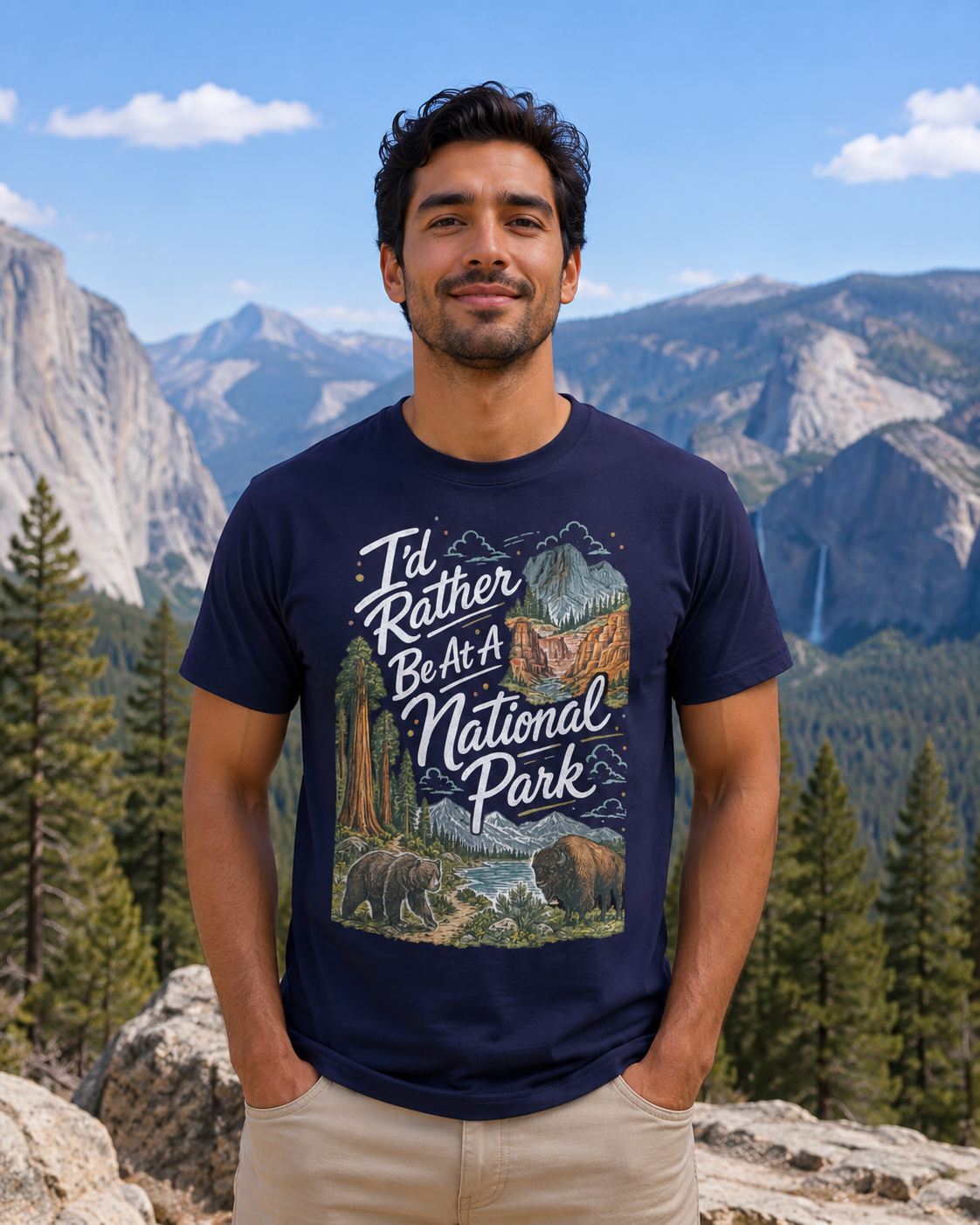 I'd Rather Be At A National Park T-shirt