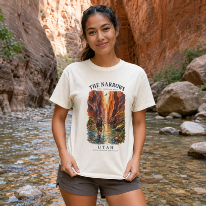 The Narrows Utah National Park Mountain T-Shirt