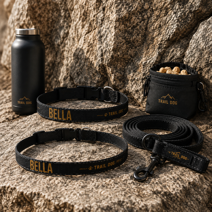 Trail Dog Personalized Dog Collar