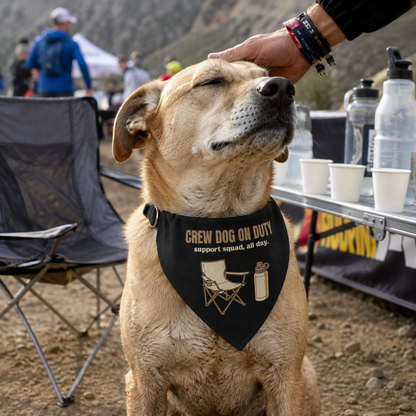 Crew Dog on Duty Pet Bandana