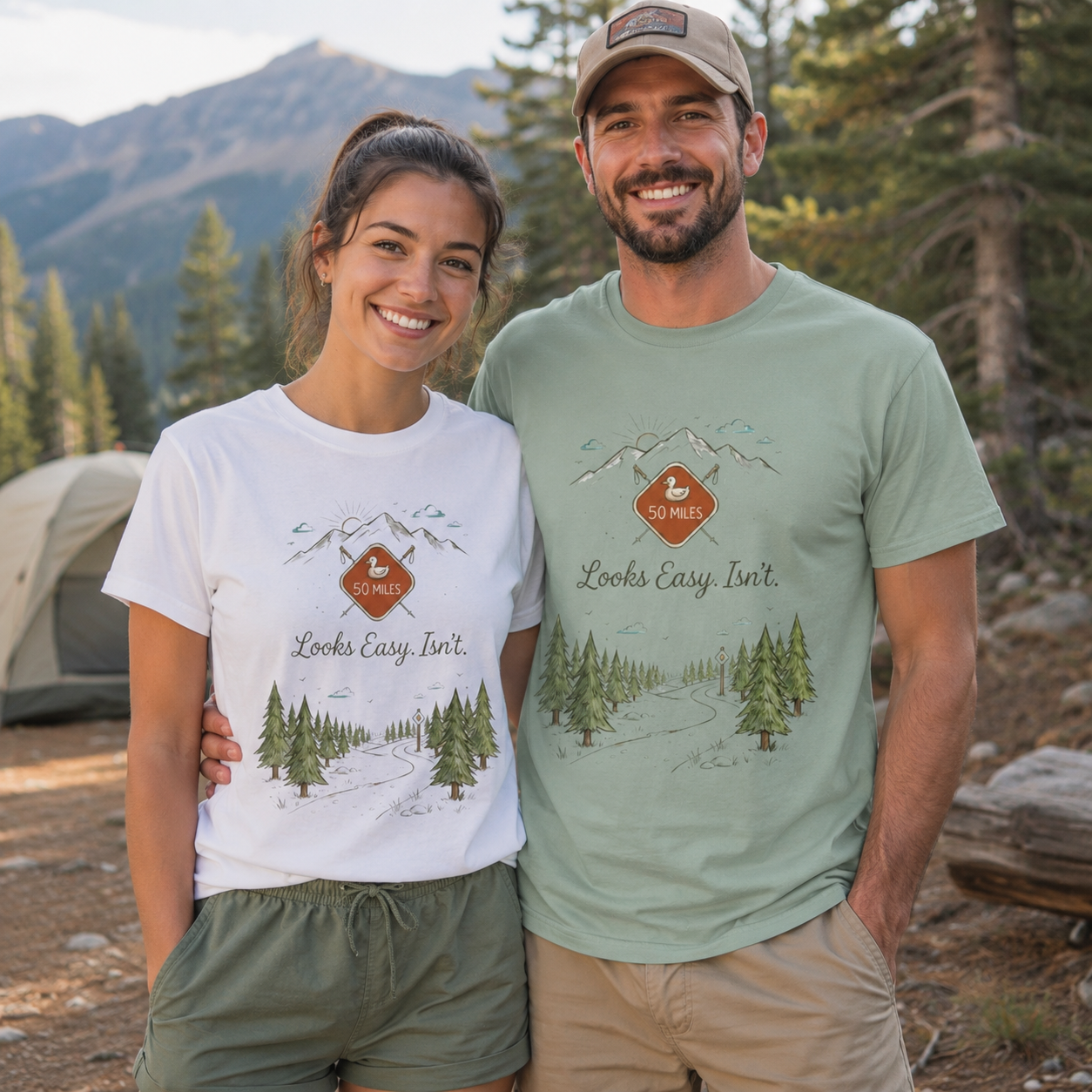Looks Easy Isn't 50 Mile Trail T-Shirt