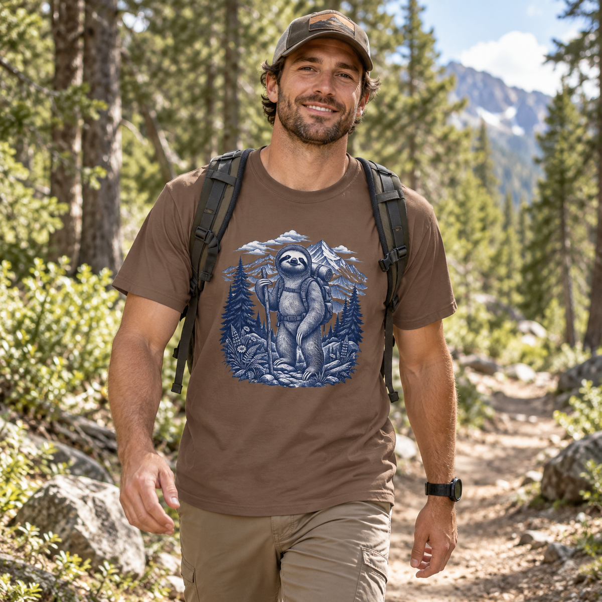 Trail Sloth Hiking T-Shirt