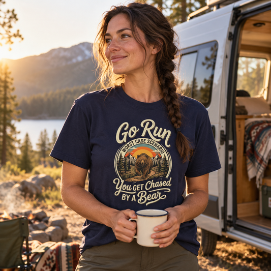 Go Run Worst Case Scenario You Get Chased by a Bear T-Shirt