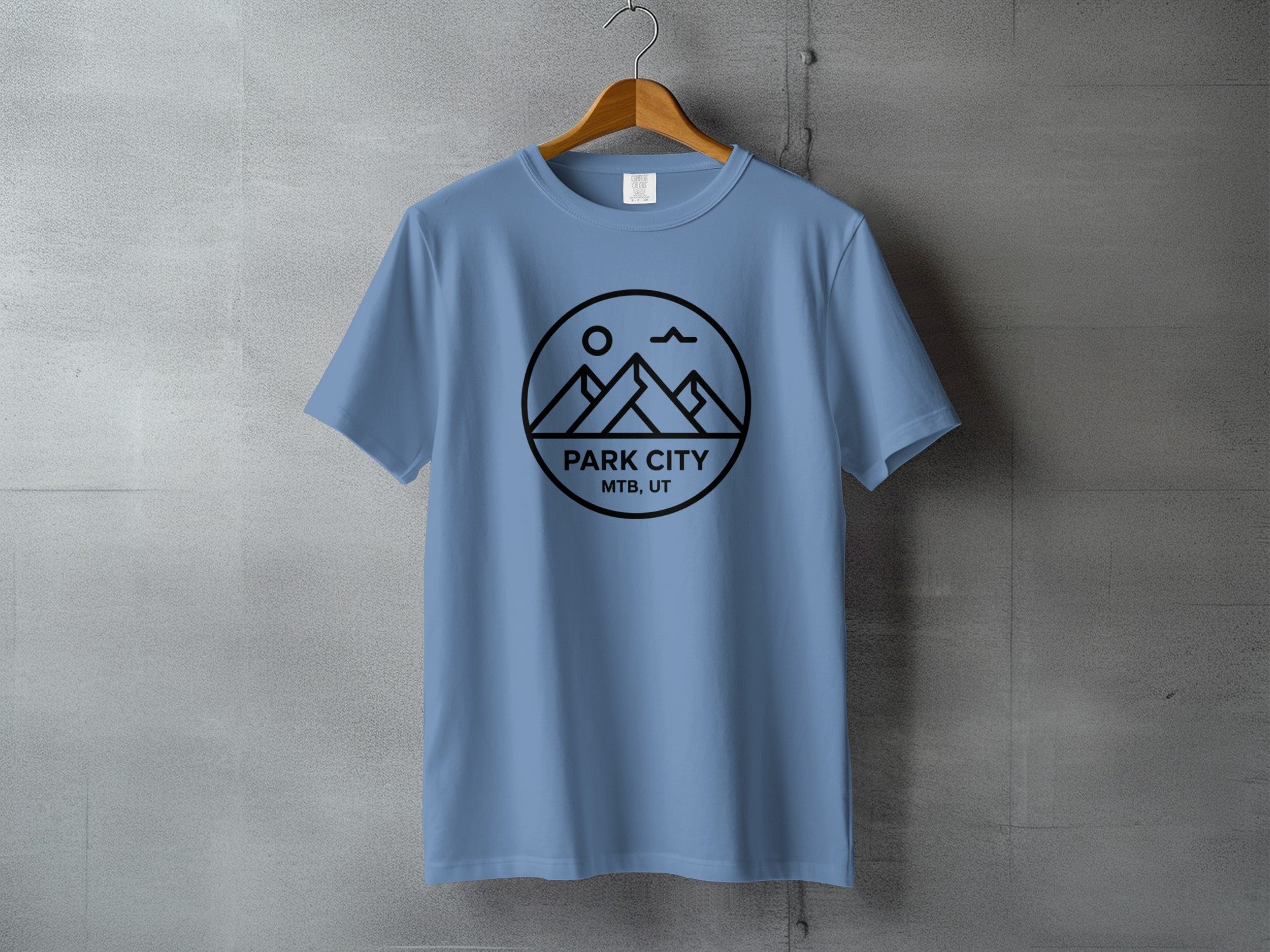 Park City MTB UT Scenic Mountain Graphic T-Shirt
