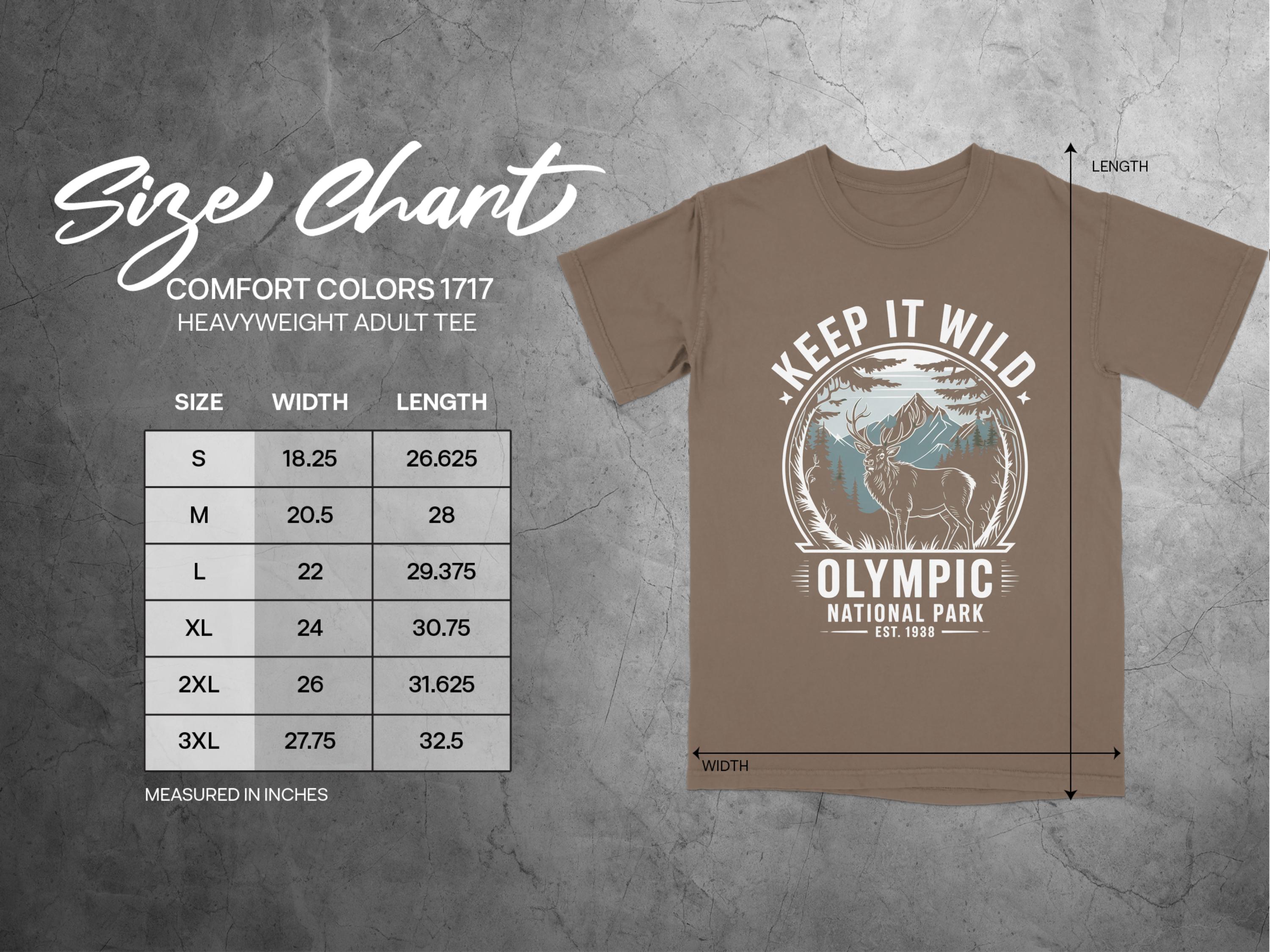 Keep It Wild Olympic National Park Adult Tee product