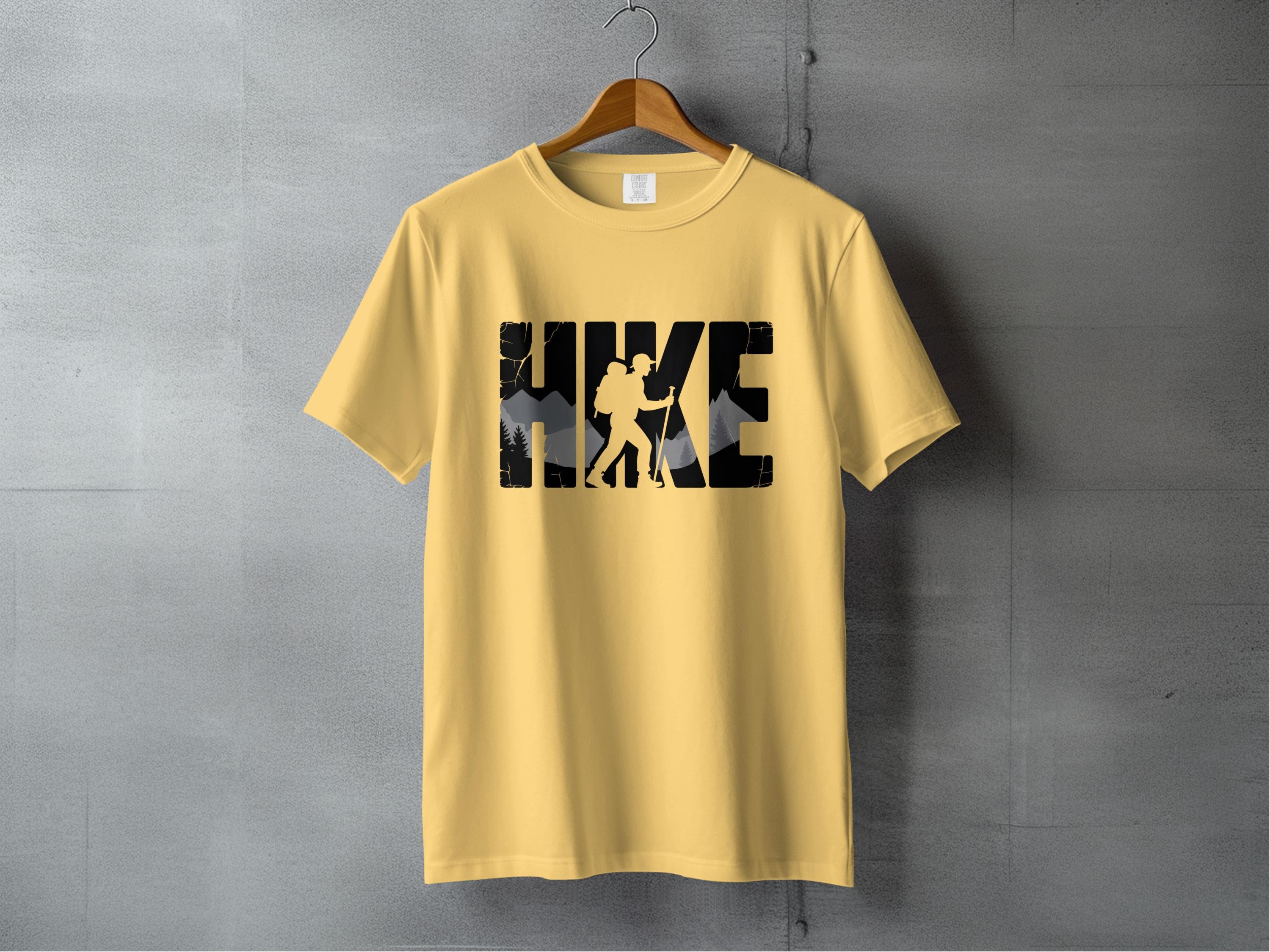 Hike Themed Graphic T-Shirt for Outdoor Enthusiasts product type