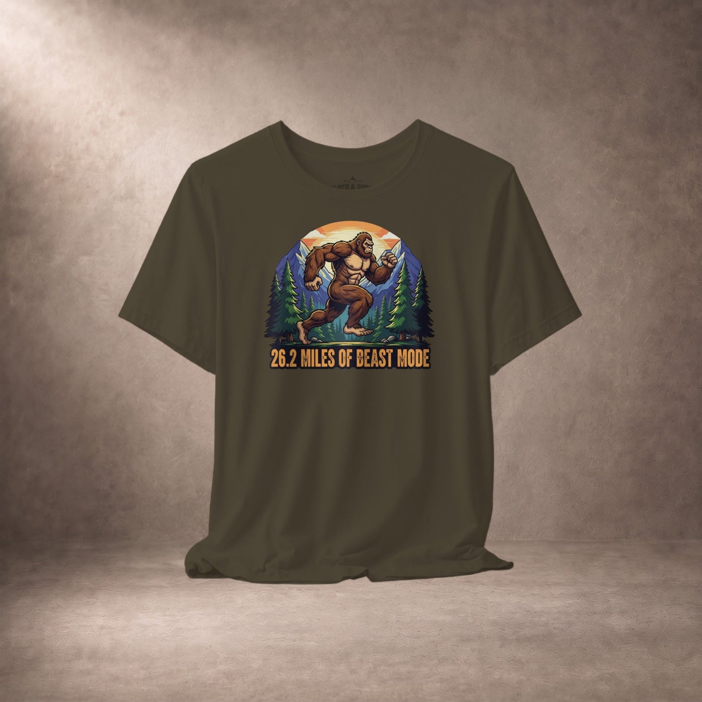 26.2 Miles Of Beast Mode Bigfoot Marathon Runner T-Shirt -XS - Sloth & Duck