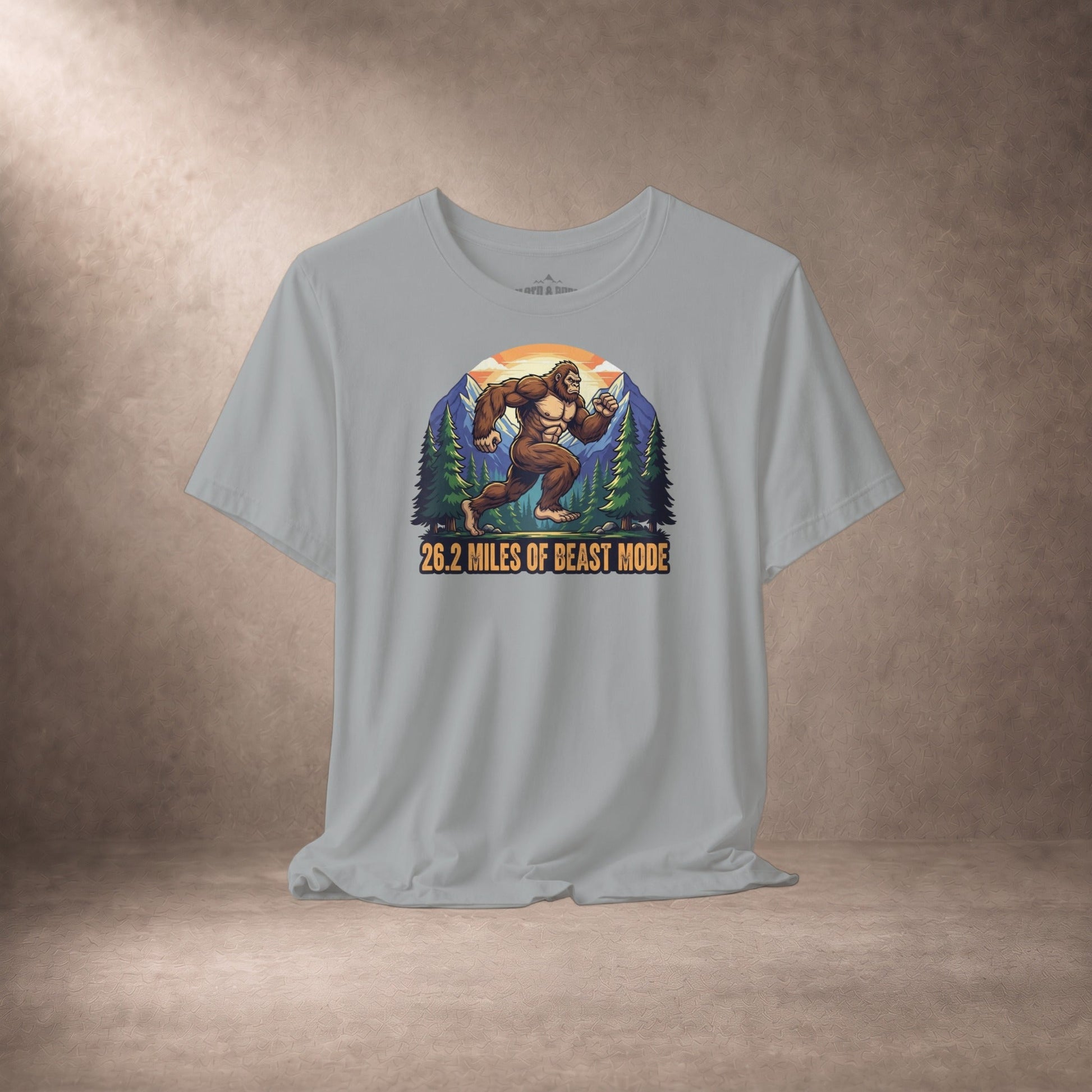 26.2 Miles Of Beast Mode Bigfoot Marathon Runner T-Shirt -XS - Sloth & Duck
