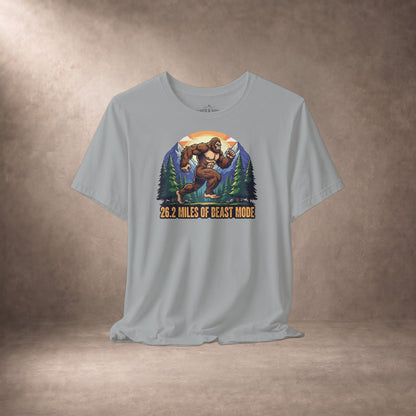 26.2 Miles Of Beast Mode Bigfoot Marathon Runner T-Shirt -XS - Sloth & Duck