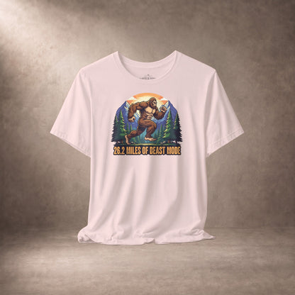 26.2 Miles Of Beast Mode Bigfoot Marathon Runner T-Shirt -XS - Sloth & Duck