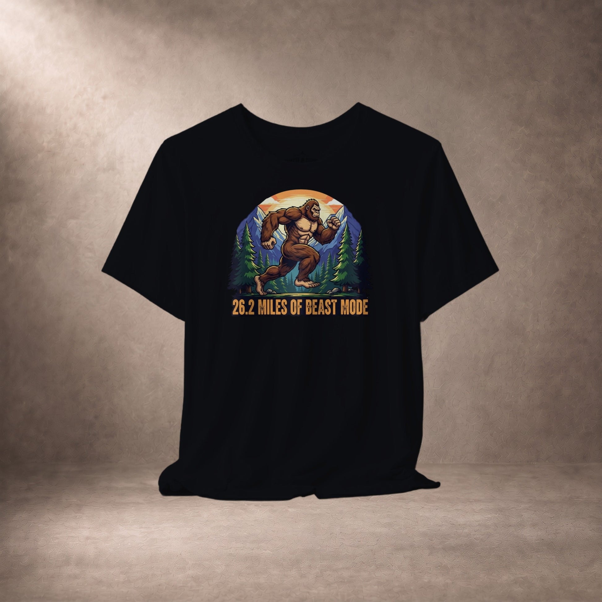 26.2 Miles Of Beast Mode Bigfoot Marathon Runner T-Shirt -XS - Sloth & Duck