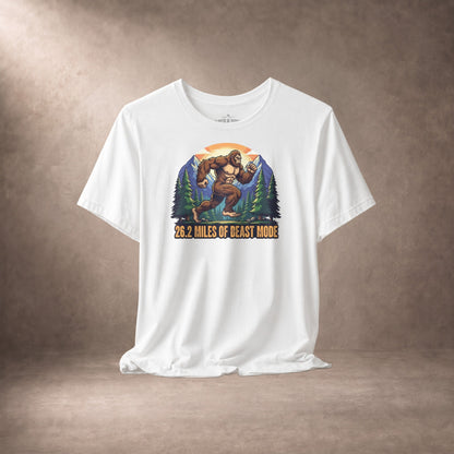 26.2 Miles Of Beast Mode Bigfoot Marathon Runner T-Shirt -XS - Sloth & Duck