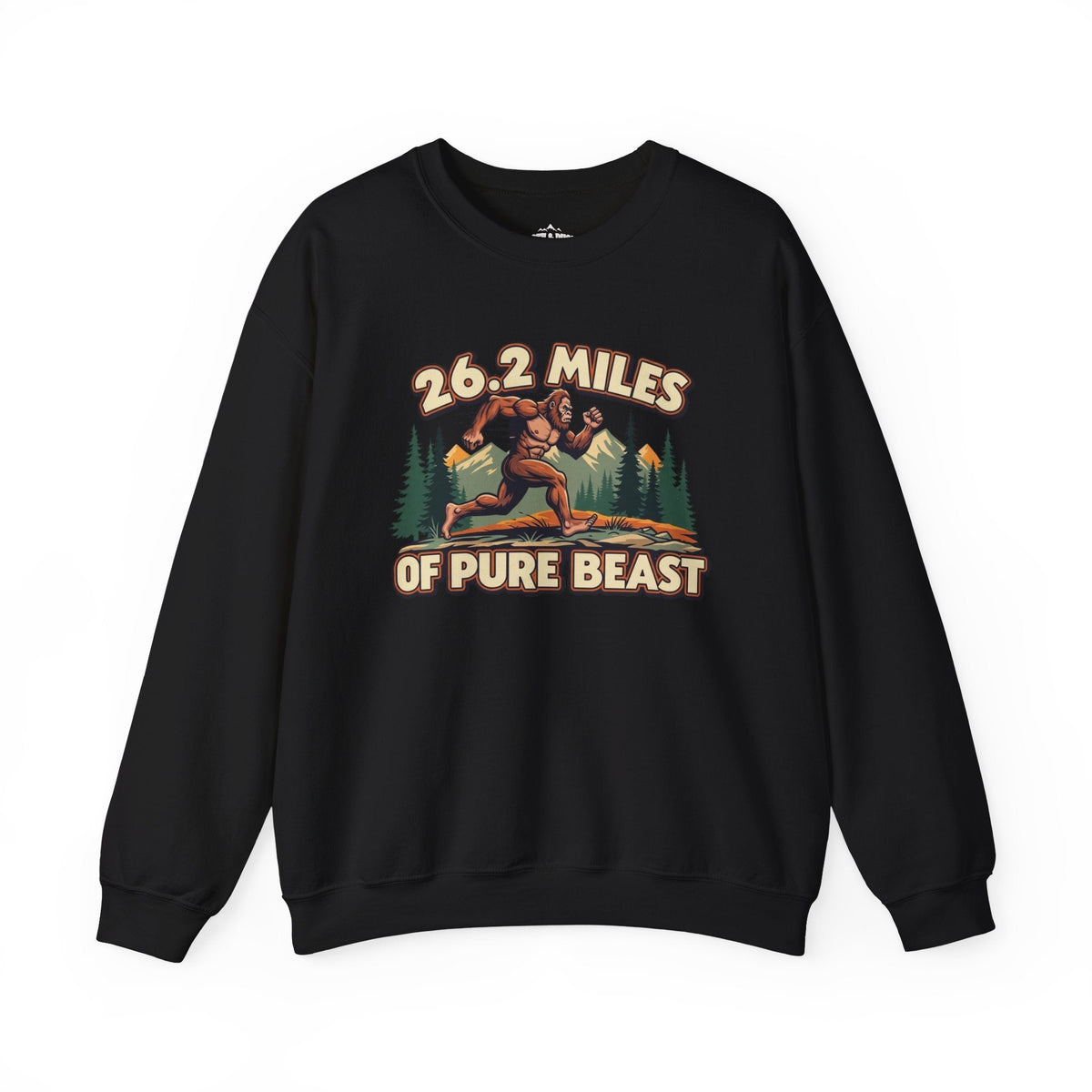 26.2 Miles of Pure Beast Marathon Sweatshirt - Black - Sloth & Duck