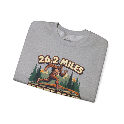 26.2 Miles of Pure Beast Marathon Sweatshirt - Sport Grey - Sloth & Duck