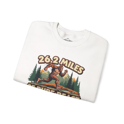 26.2 Miles of Pure Beast Marathon Sweatshirt - White - Sloth & Duck
